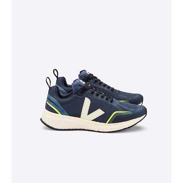 Navy Men's Veja CONDOR MESH Shoes | AU 230JPQ